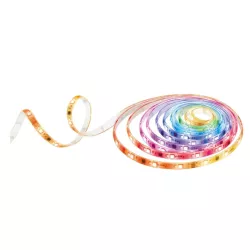 Bande LED WiFi Connectée Multicolore LED extra blanches ruban 5m adhésif 3M Apple HomeKit pris en charge 50 zones de couleurs…