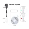 Bande LED WiFi Connectée Multicolore LED extra blanches ruban 5m adhésif 3M Apple HomeKit pris en charge 50 zones de couleurs…