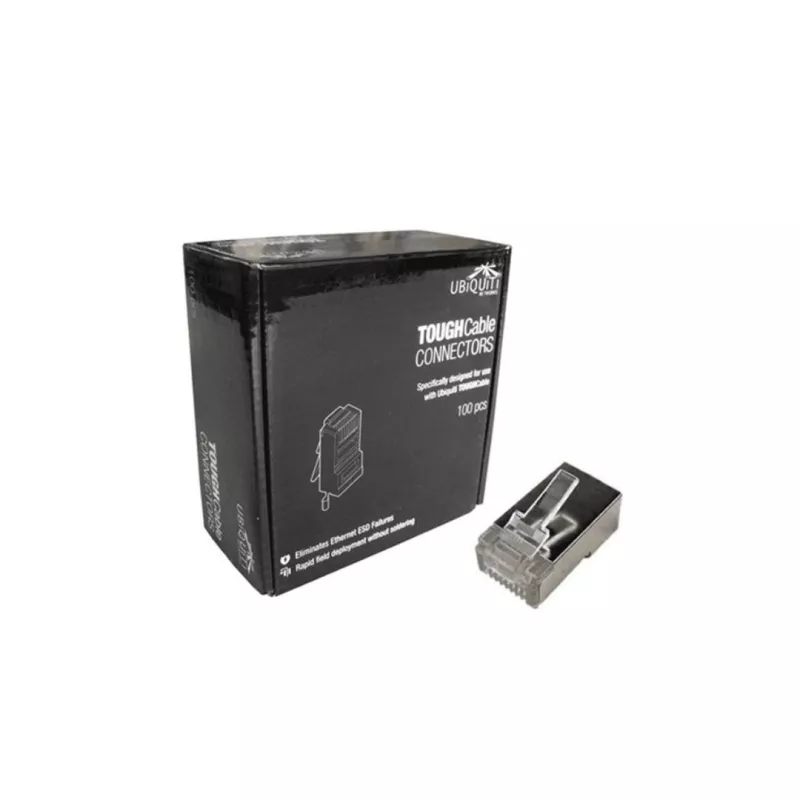 Ubiquiti - Connecteur de réseau - RJ-45 (M) - blindé - CAT 5e - Boite de 100 pièces
