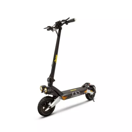 Trott elec JEEP JXP Cadre Alu mot 500W Pneu 10'' Plein Susp AV/AR Frein AV/AR a disque 19kg Batt 48V/15Ah 720Wh Clignotants IPX5