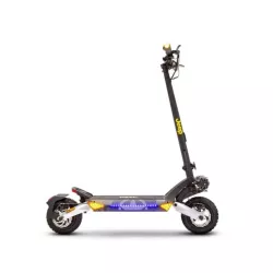 Trott elec JEEP JXP Cadre Alu mot 500W Pneu 10'' Plein Susp AV/AR Frein AV/AR a disque 19kg Batt 48V/15Ah 720Wh Clignotants IPX5