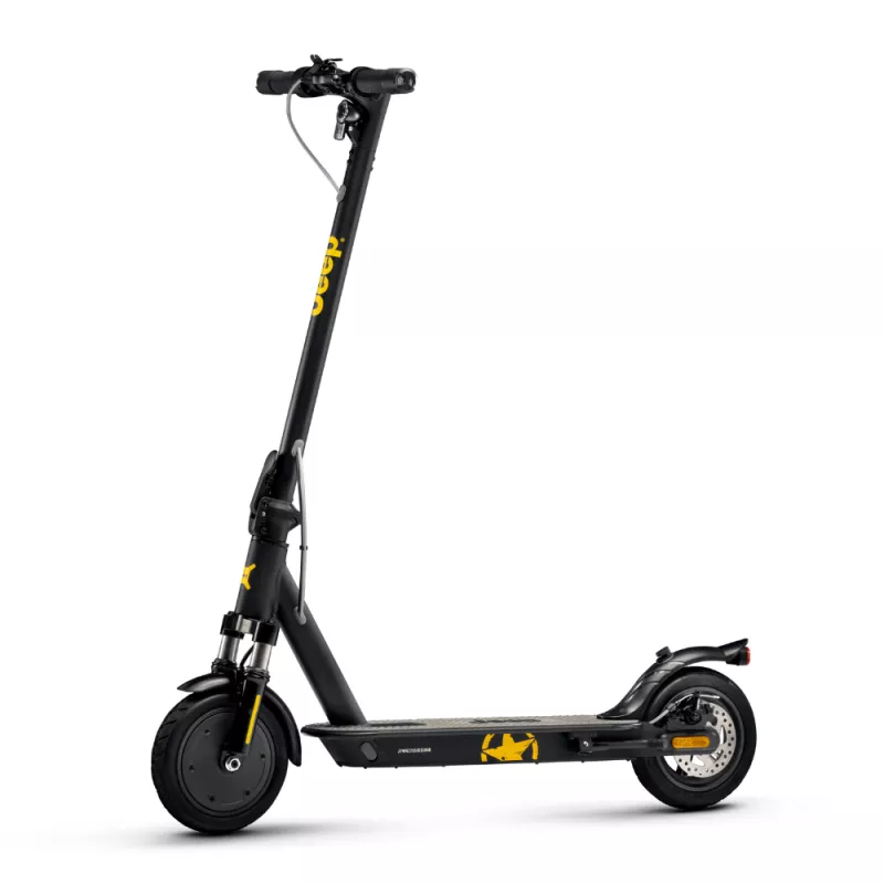 Trott elec JEEP Sentinel Cadre Acier mot 350W 17Nm IPX4 Pneu 8.5'' Frein Av Elec AR Disc 12.9kg Batt 36V/7,5Ah 270W Clignotant…