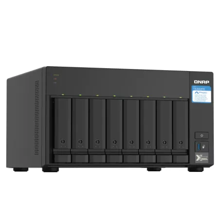 Serveur Nas Qnap TS-832PX-4G - AL-324 - 4 Go Ram - 512Mo Flash - 8x 2.5/3.5 SATA 6Gbps - 2 x 10GbE SFP+ - Alim 250W - Garantie…