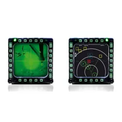THRUSTMASTER MFD Cougar Pack 2 USB Cockpit Panel repliques F-16 plug & play - Socle multi orientabl lesté anti dérapant et…