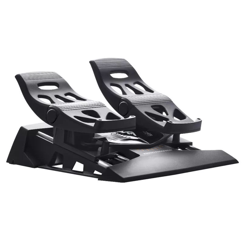 THRUSTMASTER T.Flight Rudder Pedals Palonnier à glissières S M A R T Connectique USB et/ou RJ12 2 pédales de freins…