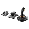 THRUSTMASTER T16000M FCS FLIGHT PACK PC Joystick T16000M + Manette des gaz TWCS + Palonnier TFRP métal Technologies SMART et…