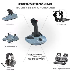 THRUSTMASTER TCA QUADRANT AIRBUS double manette des gaz PC 16boutons réplique avion de ligne Airbus A320 inverseur de poussée…
