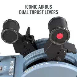 THRUSTMASTER TCA QUADRANT AIRBUS double manette des gaz PC 16boutons réplique avion de ligne Airbus A320 inverseur de poussée…