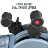THRUSTMASTER TCA QUADRANT AIRBUS double manette des gaz PC 16boutons réplique avion de ligne Airbus A320 inverseur de poussée…