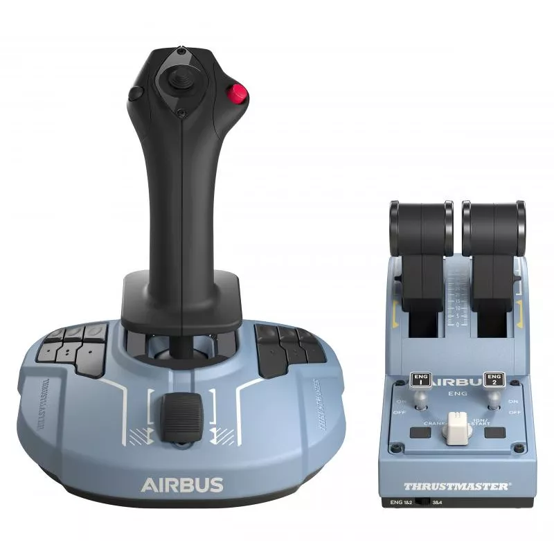 THRUSTMASTER TCA OFFICIER PACK AIRBUS PC Joystick +Double manette des gaz Réplique A320 Inverseur poussee HEART 2960842