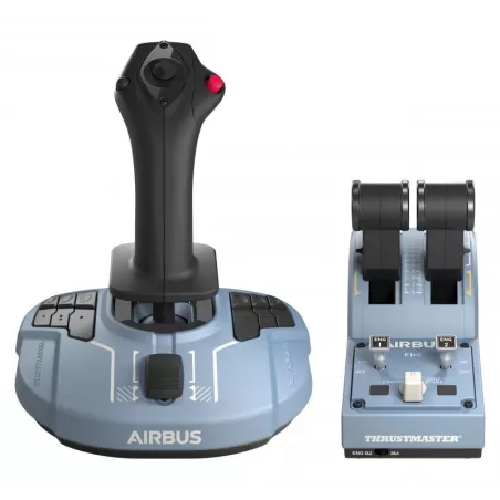 THRUSTMASTER TCA OFFICIER PACK AIRBUS PC Joystick +Double manette des gaz Réplique A320 Inverseur poussee HEART 2960842