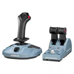 THRUSTMASTER TCA OFFICIER PACK AIRBUS PC Joystick +Double manette des gaz Réplique A320 Inverseur poussee HEART 2960842