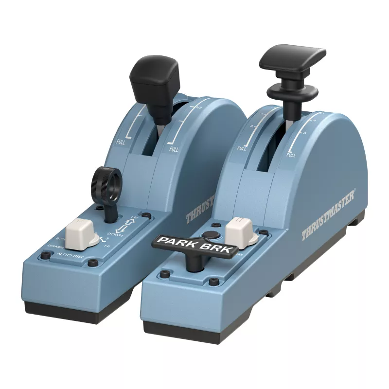 THRUSTMASTER TCA QUADRANT ADD ON Modules supplementaires Airbus A320 Leviers Speedbrake et Flaps Modules 2 Axes + 15 boutons…