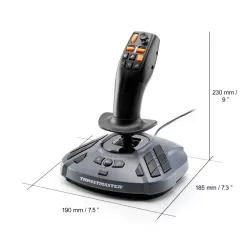 THRUSMASTER Joystick SimTask FarmStick pour simulation Farming et équipements lourds - 6 boutons, 1 molette, 1 mini-stick, 2…