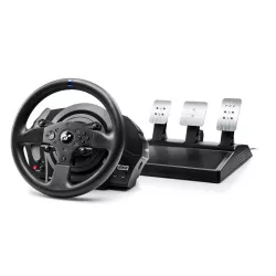 THRUSTMASTER T300RS GT Ed.Licence GranTurismo Volant 28cm avec moteur Brushless +Pedalier métal 3 pedales ajustable…