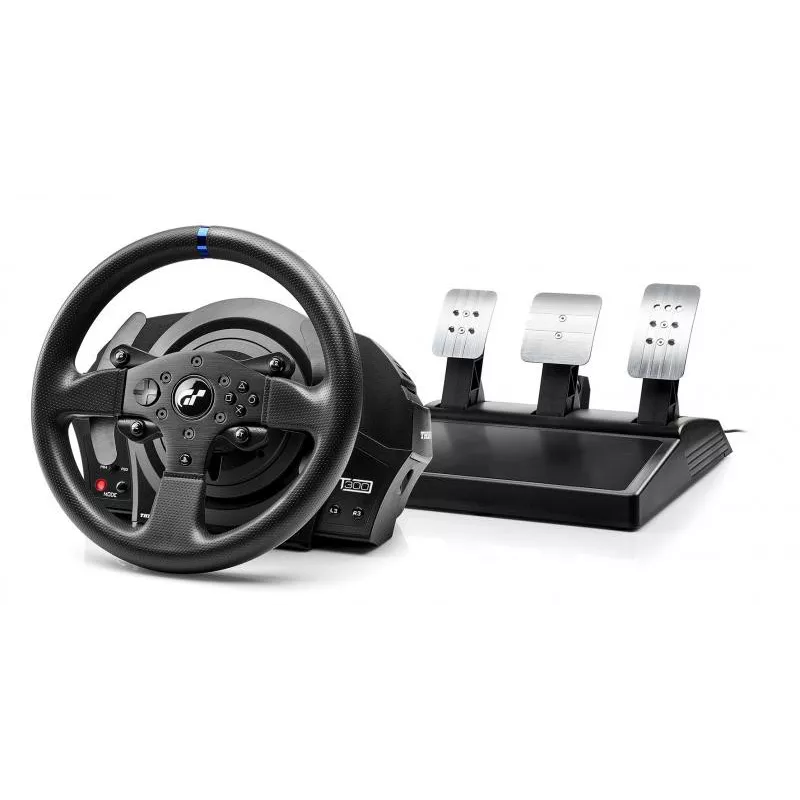 THRUSTMASTER T300RS GT Ed.Licence GranTurismo Volant 28cm avec moteur Brushless +Pedalier métal 3 pedales ajustable…