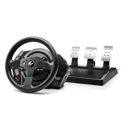 THRUSTMASTER T300RS GT Ed.Licence GranTurismo Volant 28cm avec moteur Brushless +Pedalier métal 3 pedales ajustable…