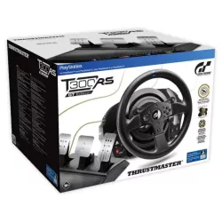 THRUSTMASTER T300RS GT Ed.Licence GranTurismo Volant 28cm avec moteur Brushless +Pedalier métal 3 pedales ajustable…