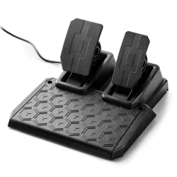 THRUSTMASTER T128 PC/PS4/PS5 Retour de force optimise, Palettes magnetiques Pedialier magnétiques 2 pedales 4160781