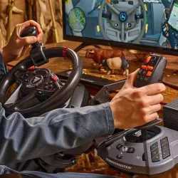 THRUSMASTER Joystick SimTask FarmStick pour simulation Farming et équipements lourds - 6 boutons, 1 molette, 1 mini-stick, 2…