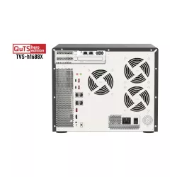 Serveur NAS QuTS hero de bureau Qnap TVS-h1688X-W1250-32G - Xeon W-1250 - 32 Go Ram - 16x2.5/3.5, 4x2.5 SATA 6Gbps - Single…