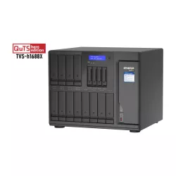 Serveur NAS QuTS hero de bureau Qnap TVS-h1688X-W1250-32G - Xeon W-1250 - 32 Go Ram - 16x2.5/3.5, 4x2.5 SATA 6Gbps - Single…