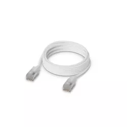 UACC-Cable-Patch-EL-C6A-2M-W Câble RJ45 CAT 6a 2m blindé - blanc.
