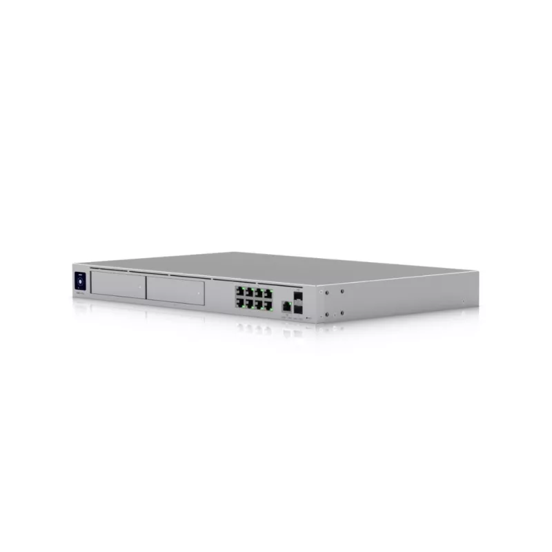 Ubiquiti - UDM-PRO-MAX Passerelle cloud 10G 200 appareils UniFi / plus de 2 000 clients. routage IPS 5 Gbit/s Stockage NVR