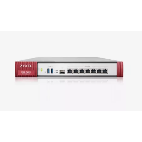 Zyxel USGFLEX200 - Firewall jusqu'à 50 utilisateurs - 2 ports WAN RJ45 Gbps - 4 ports LAN/DMZ RJ45 Gbps - 1 port SFP Gbps…