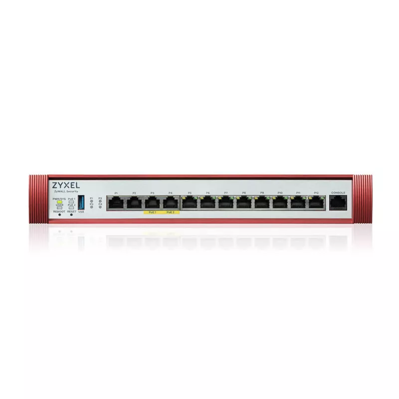 Zyxel USG FLEX500 H Series 2*2.5G, 2*2.5G( PoE+) & 8*1G, 1*USB (Device only).