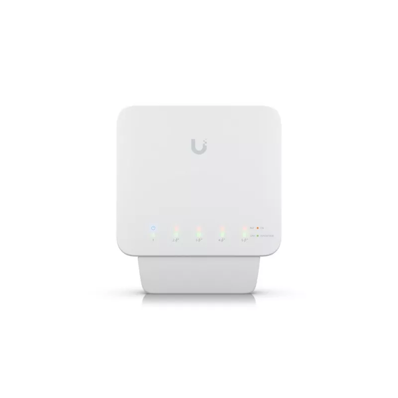 Ubiquiti UniFi Switch USW-FLEX - Commutateur - Géré - 4 x 10/100/1000 (PoE) + 1 x 10/100/1000 (PoE) - fixation murale…