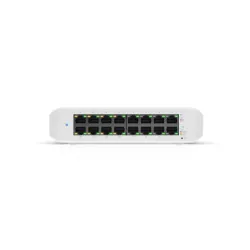Ubiquiti - UniFi Switch Lite USW-Lite-16-POE - Commutateur - Géré - 16 x 10/100/1000 (8 PoE+) - de bureau, fixation murale…