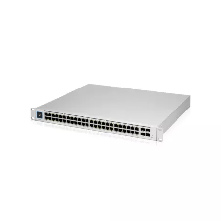 Ubiquiti - UniFi Switch PRO 48 - Commutateur - C3 - Géré - 48 x 10/100/1000 + 4 x Ethernet 10 Go SFP+ - Montable sur rack - AC…