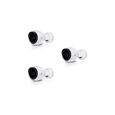 Ubiquiti - UVC-G4-BULLET-3 - Caméra de surveillance réseau extérieur, intérieur - couleur 1440p - audio - GbE (pack de 3).