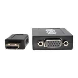 Tripp Lite by Eaton - Adaptateur HDMI vers VGA avec audio pour ultrabook/portable/ordinateur de bureau, (M/F), 15,24 cm.