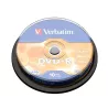 DVD-R AZO VERBATIM 4.7GB 16X MATT SILVER SURFACE SPINDLE DE 10