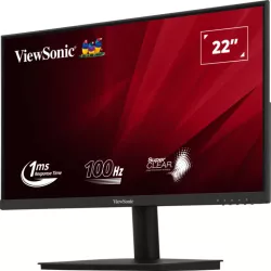 Ecran 22 Viewsonic VA220-H 16:9 1920x1080 LED SuperClear VA 250 cd/m² 1ms 100Hz HDMI VGA VESA 75x75 Inclinaison