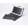 Etui tablette+ Clavier Bluetooth WE Etui Universel 9-11'' Compatible Android/iOS/Windows Noir-Gris