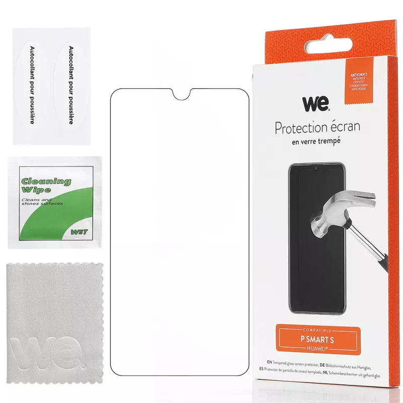 WE Verre trempé HUAWEI P SMART S