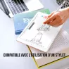 Protection d'écran iPad 9.7'' (2016 2017, 2018) Conception en verre trempé anti-rayures, anti-reflets