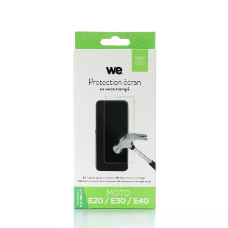 WE Verre trempé MOTOROLA MOTO E20 / E30 / E40