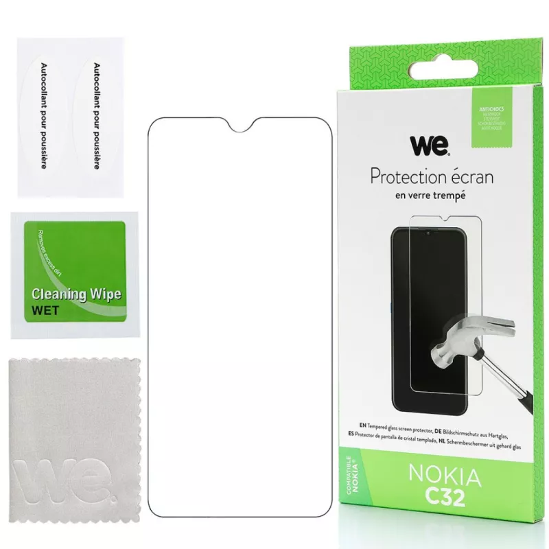 WE verre trempé NOKIA C32