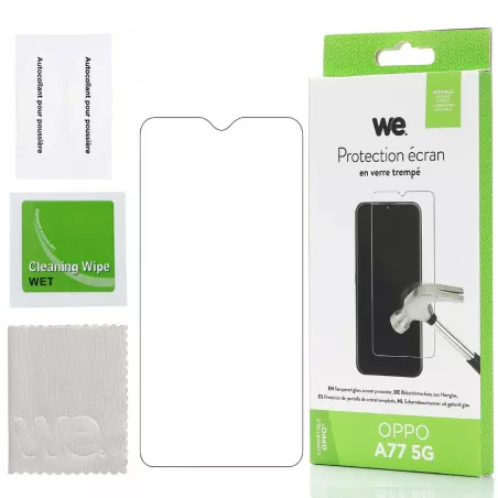 WE verre trempé OPPO A77 5G