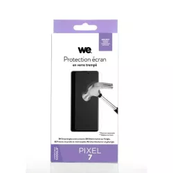 WE Verre trempé GOOGLE PIXEL 7 : Protection écran - anti-rayures - anti-bulles d'air - ultra-résistant - dureté 9H Glass