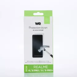 WE Verre trempé REALME 8 / 8 PRO / 9 / 9 PRO +