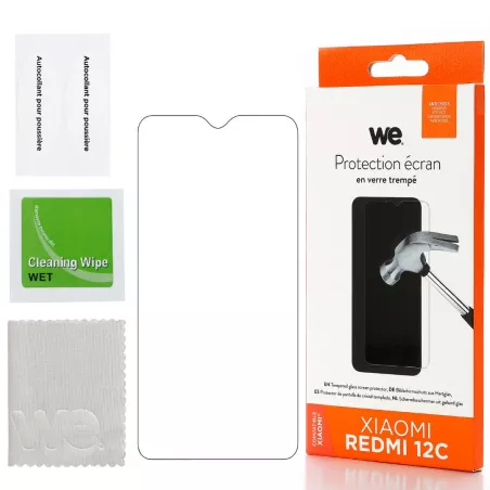WE Verre trempé XIAOMI REDMI 12C