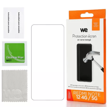WE Verre trempé XIAOMI REDMI NOTE 12 4G