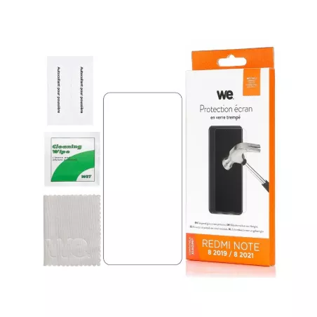 WE Verre trempé XIAOMI REDMI NOTE 8 2019 / 8 2021