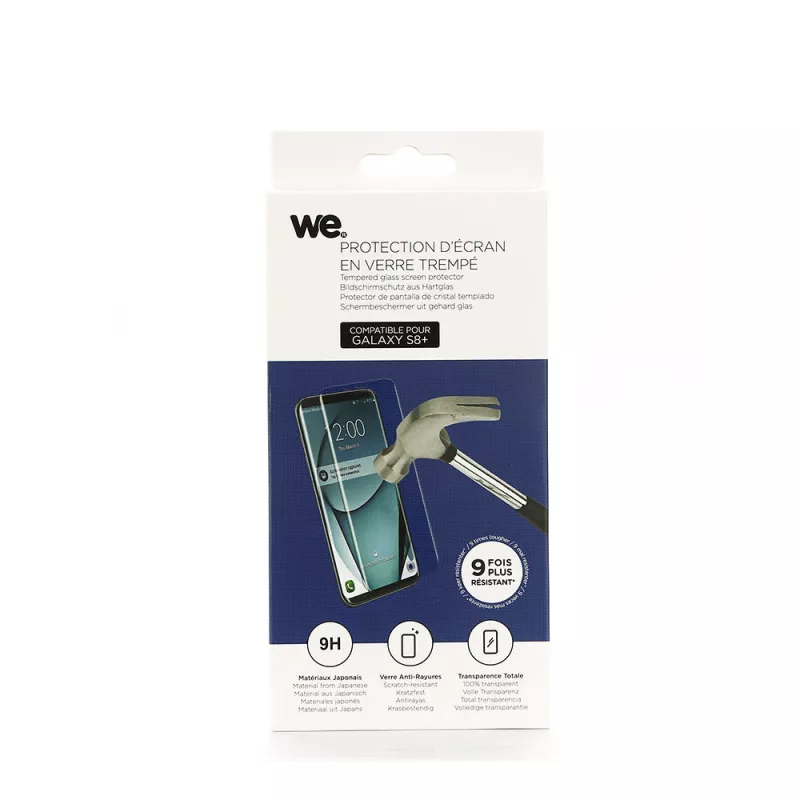 WE Verre trempAMSUNG GALAXY S8+ / S9+ - verre 3D