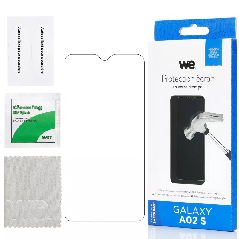 WE Verre trempé SAMSUNG GALAXY A02S